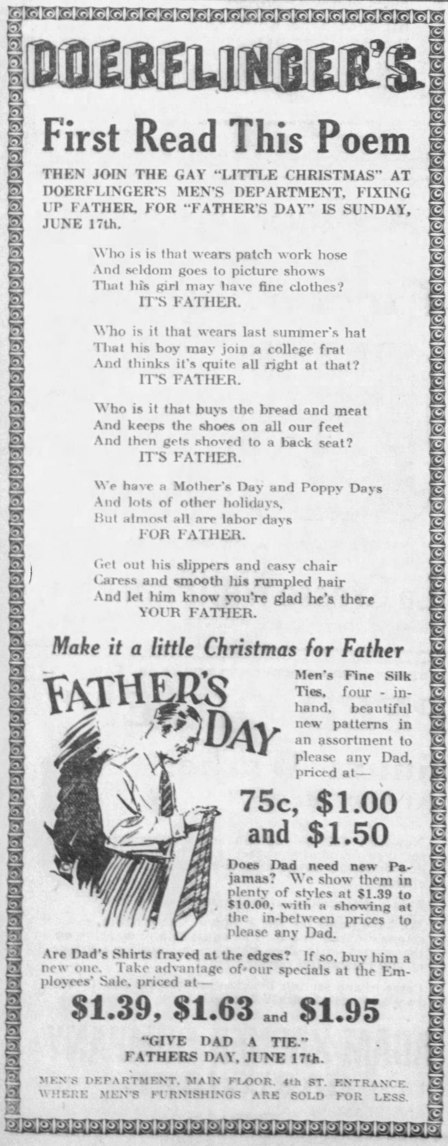 1928: Doerflinger's